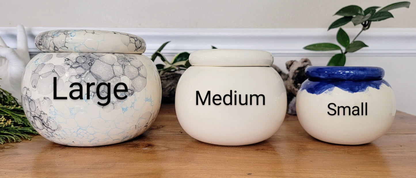 Large Round Self Watering / African Violet Pot