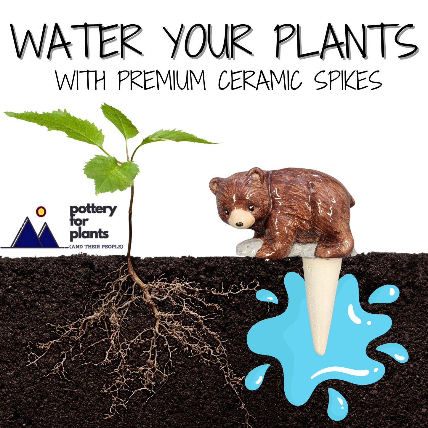 Bear Watering Spike