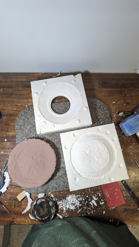 Create Pretty Coasters with Plaster of Paris Using a Mold