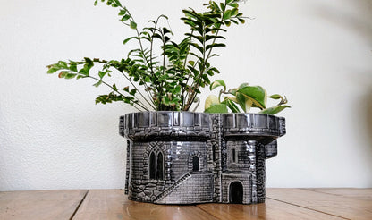 flooded fortress plant pots Cool Fantasy Castle Pot