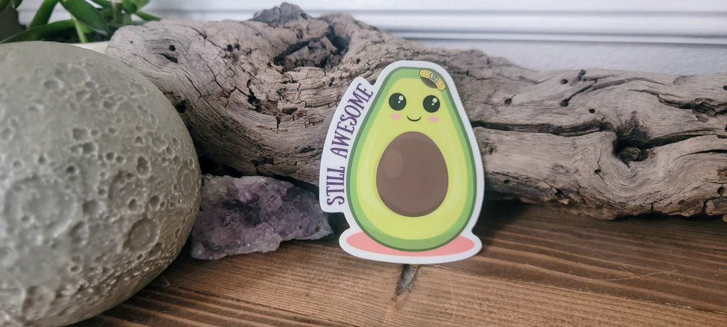Still Awesome Avocado Sticker