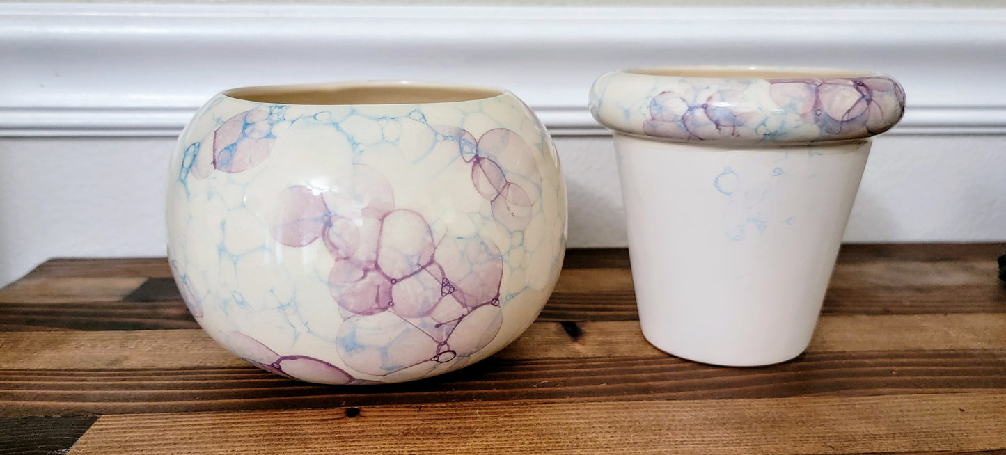 Medium Round Self Watering / African Violet Pot