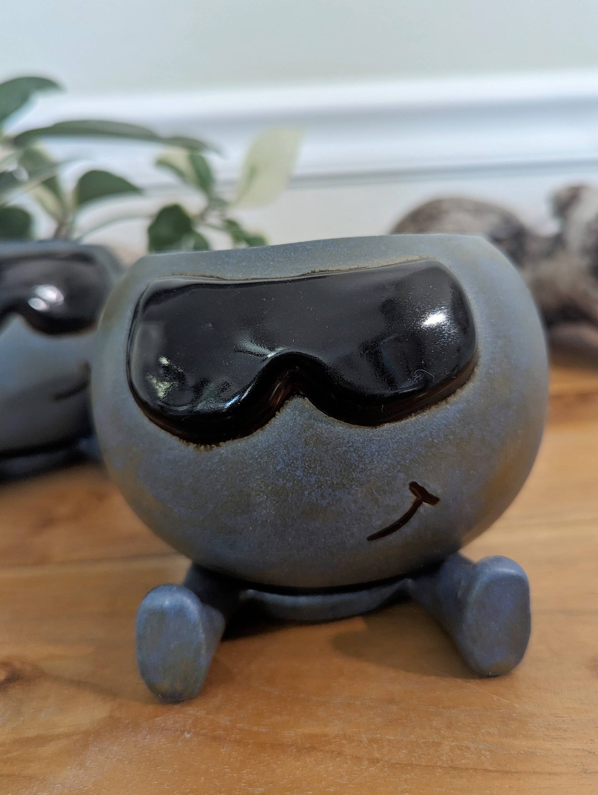 oddish succulent planter Oddish Planter with Water Catch - High Quality Ceramic Art