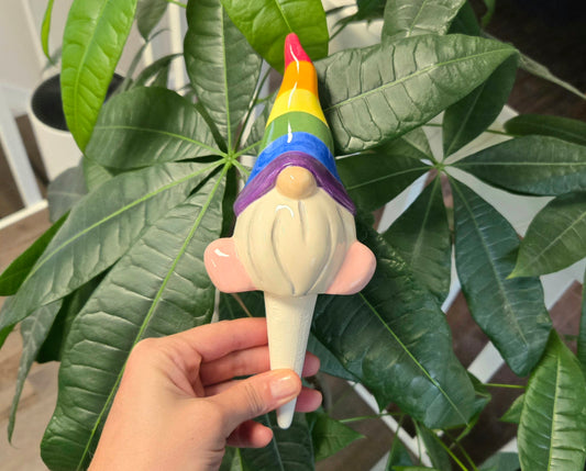 🌈 Rainbow Gnome Watering Spike