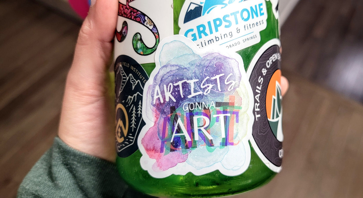 Artists Gonna Art Sticker