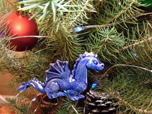 Pearl Dragon Ornament