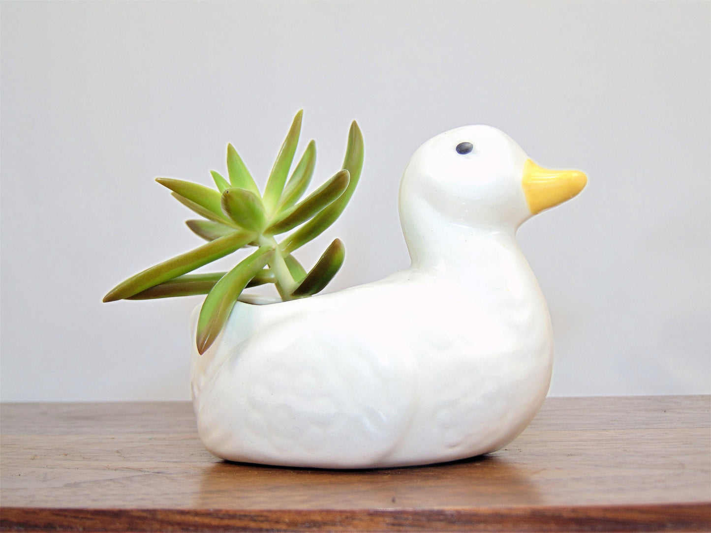 Small Ceramic Duck Planter