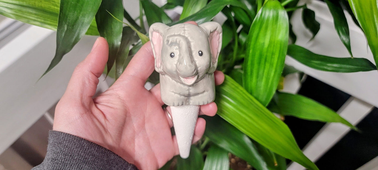 Cute Elephant Plant Watering Spike