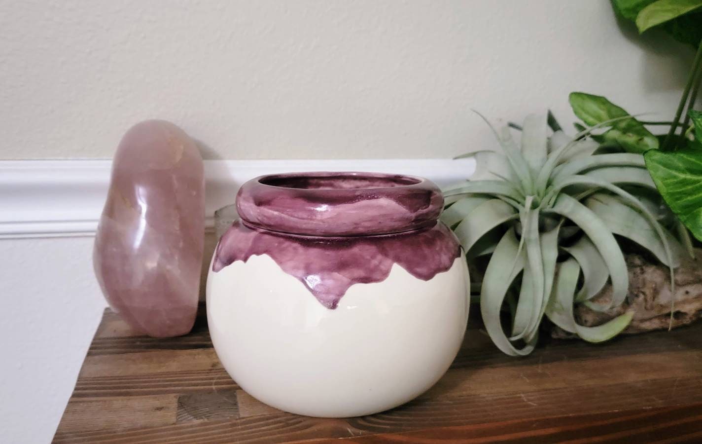 Large Round Self Watering / African Violet Pot