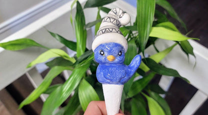 Winter Birds Watering Spike